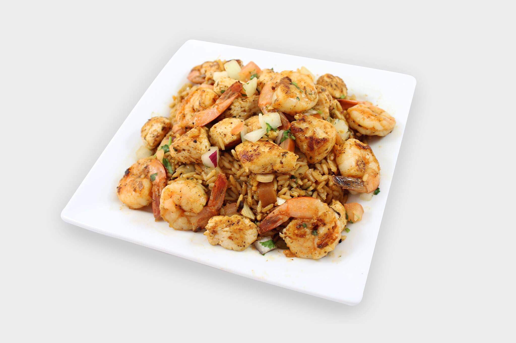 Order Shrimp Jambalaya food online from Louisiana Famous Fried Chicken store, Dallas on bringmethat.com
