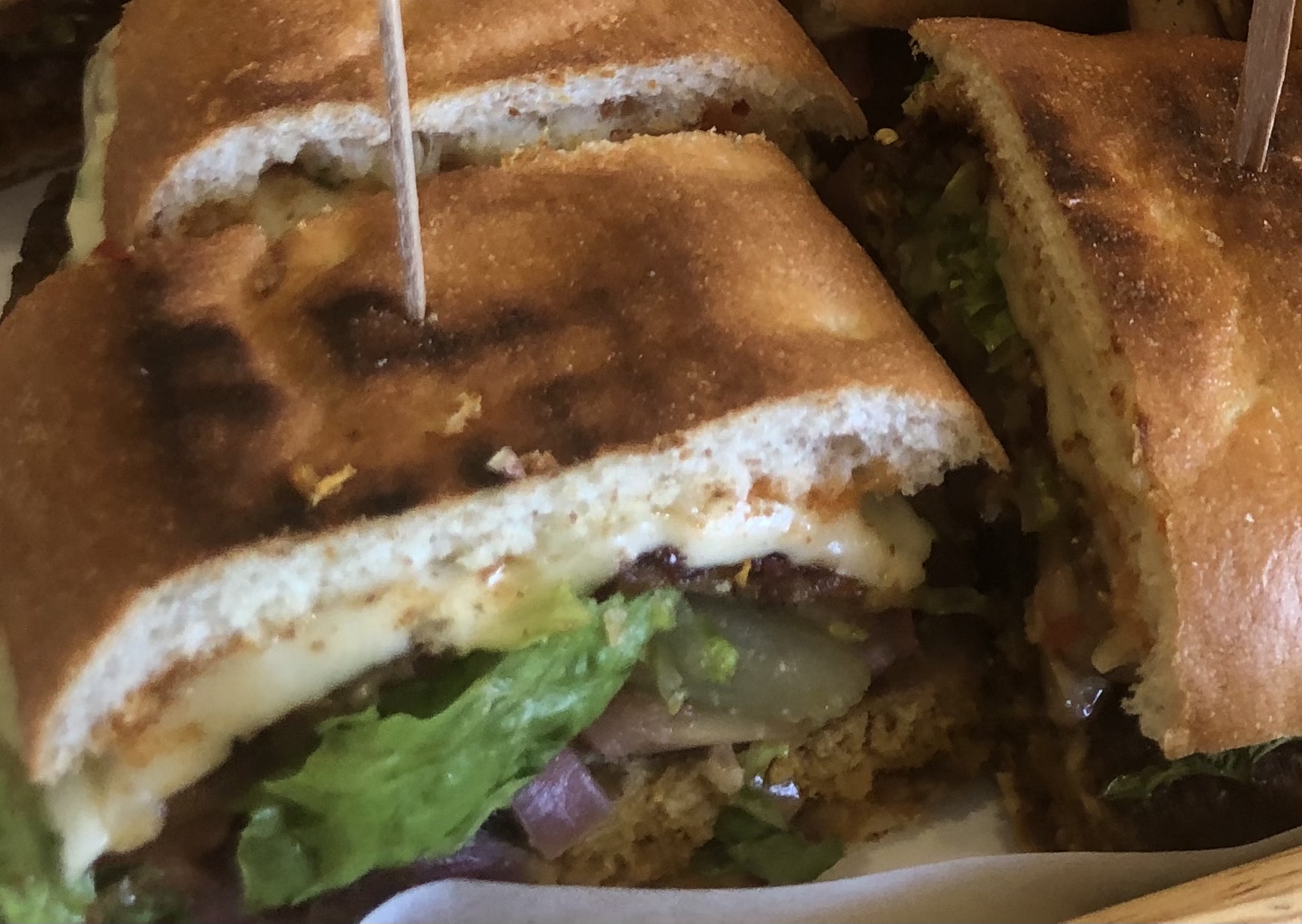 Order Burger Panini(Spicy) food online from Uncle Af's store, Agoura Hills on bringmethat.com