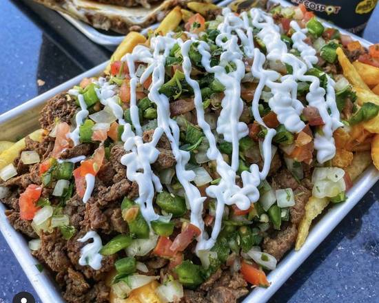 Order Loaded Fries food online from The Taco Spot store, Tempe on bringmethat.com