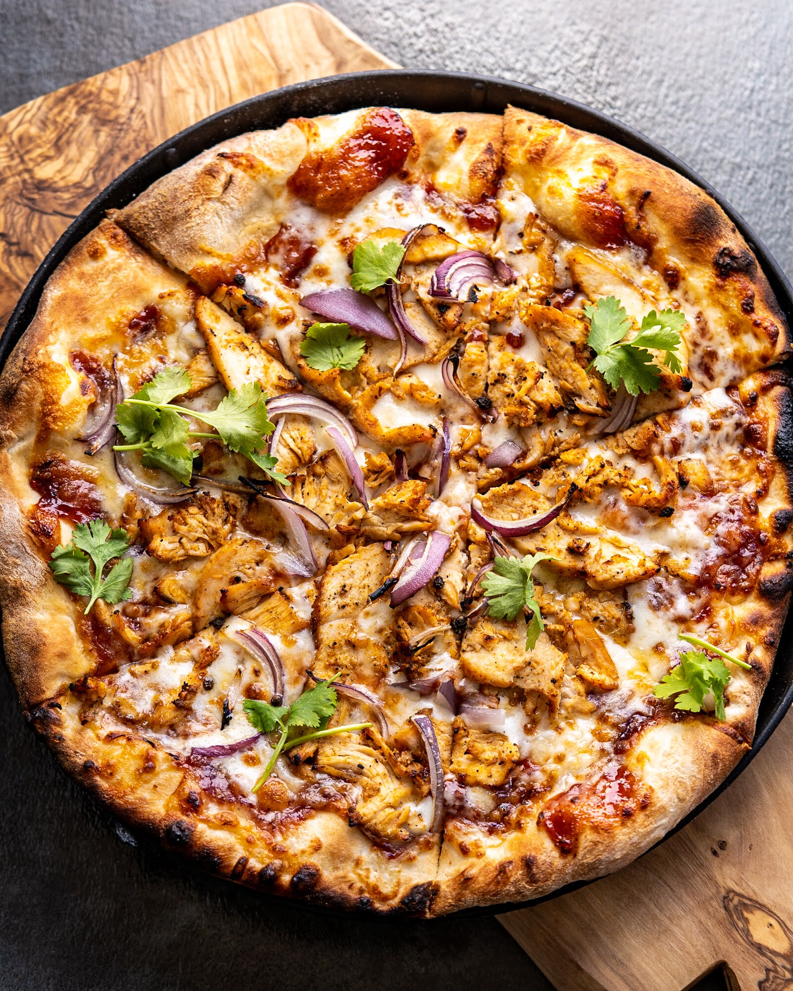 Order BBQ Chicken Pizza food online from Pronto Craft Pizza & Artful Salads store, Ithaca on bringmethat.com