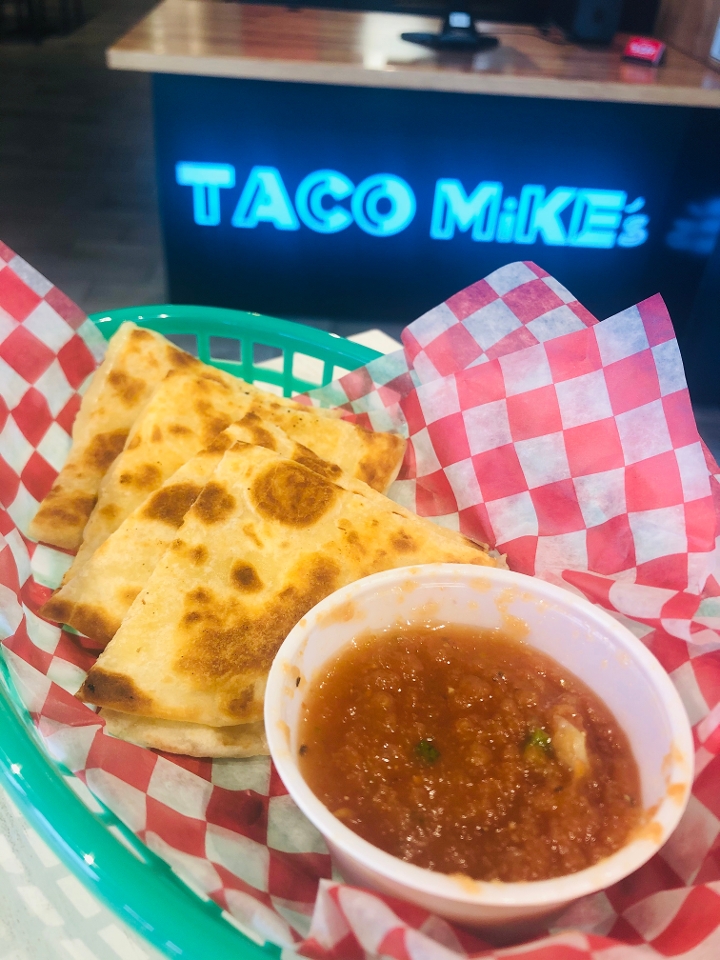 Order Mini quesadilla food online from Taco Mikes store, Milwaukee on bringmethat.com
