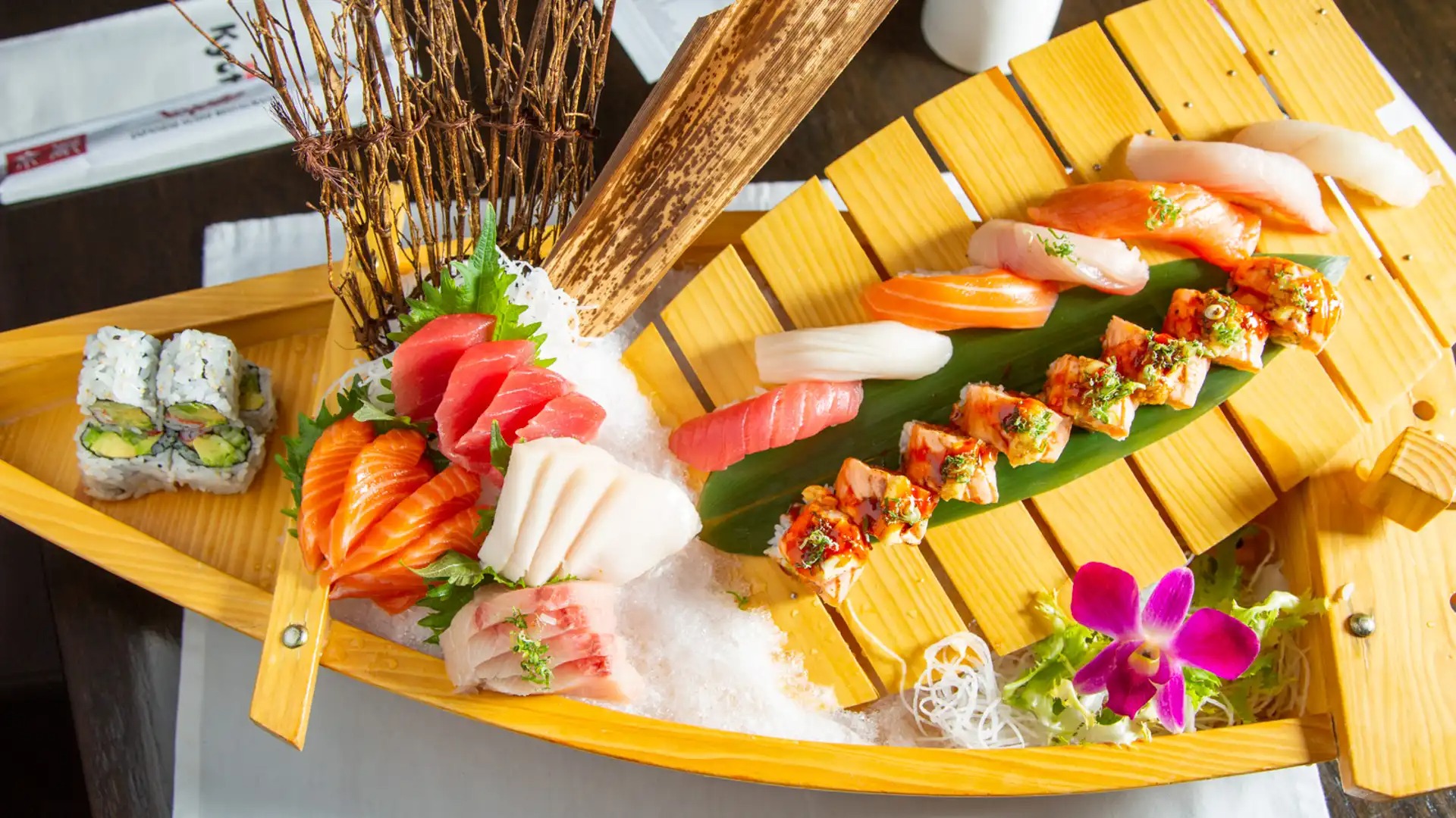 Order Love Boat food online from Izumi Japanese Steak House & Sushi Bar store, Windsor Locks on bringmethat.com