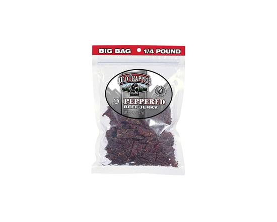 Order Old Trapper Peppered Beef Jerky 10oz food online from Chevron store, Mesa on bringmethat.com