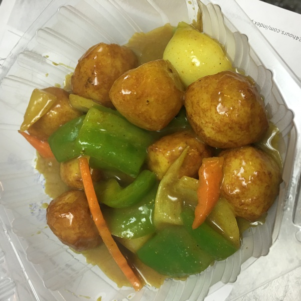 Order A10. Curry Fish Balls food online from Wok Station store, San Francisco on bringmethat.com