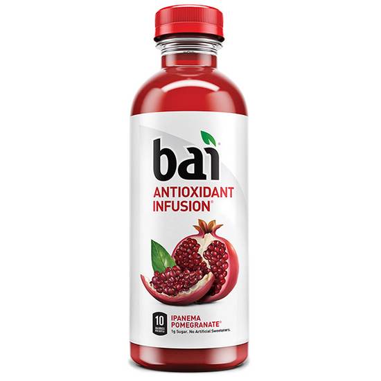 Order Bai Ipanema Pomegranate, Antioxidant Infused Beverage food online from Pepack Sunoco store, Peapack on bringmethat.com