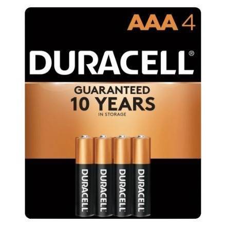 Order Duracell AAA Battery (4-Pack) food online from 7-Eleven By Reef store, Atlanta on bringmethat.com
