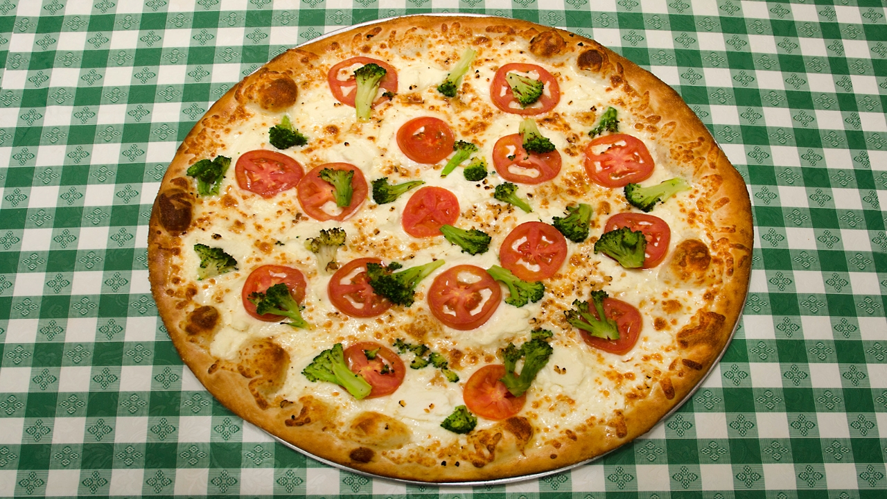 Order Sm 10" California White food online from Pizza Spot store, Plymouth on bringmethat.com