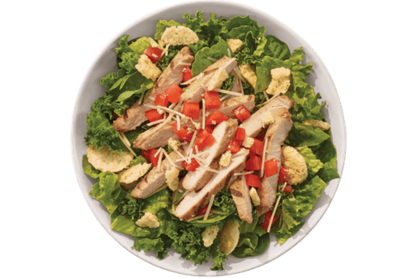 Order Supergreen Caesar Chicken Bowl - Bowl food online from Tropical Smoothie Cafe Md 075 store, Baltimore on bringmethat.com