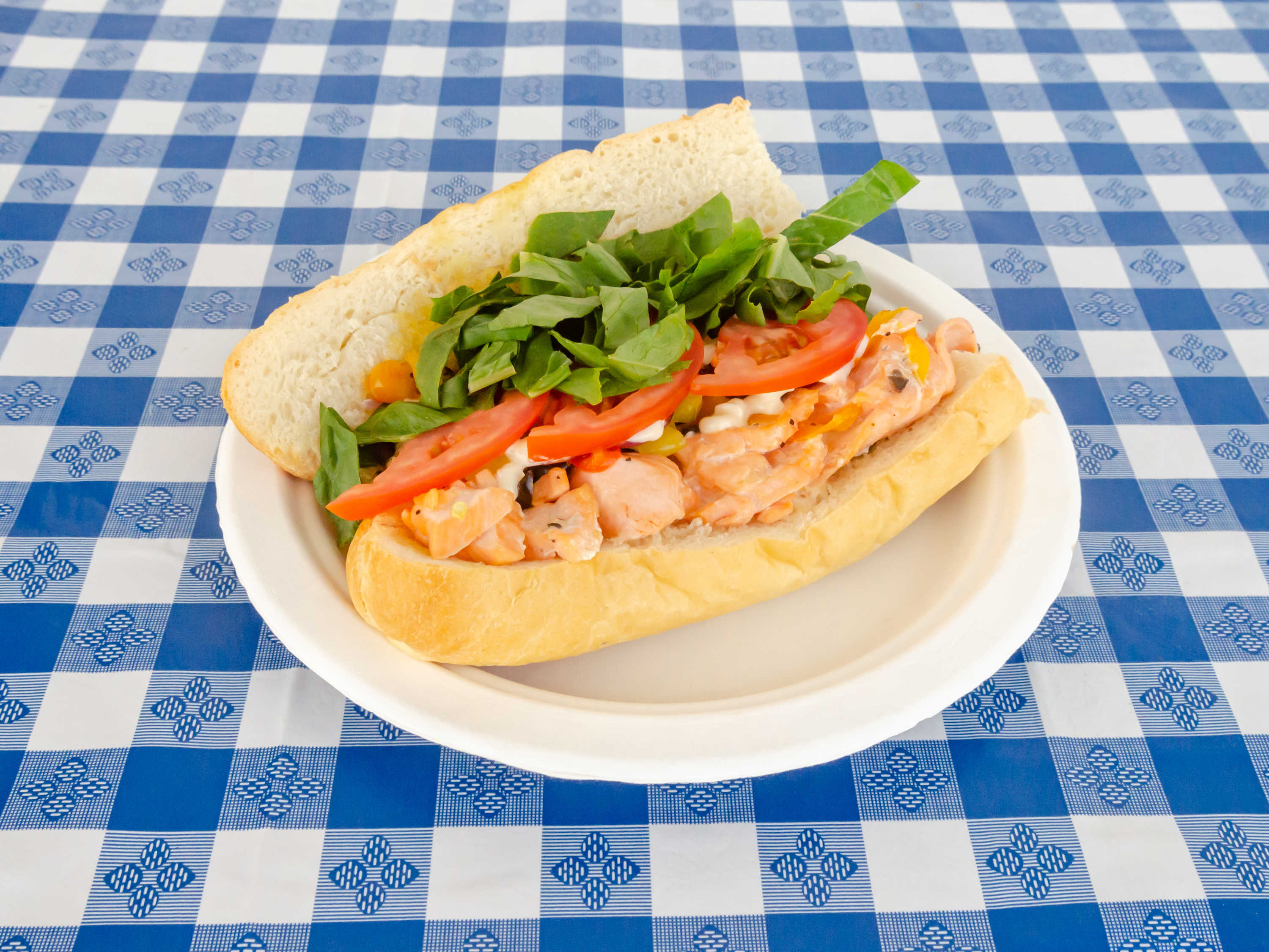 Order Fish Sandwich food online from Harbor Pelican Deli & Market store, Oceanside on bringmethat.com