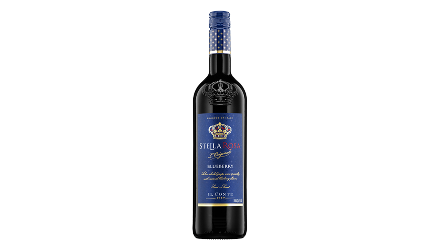 Order Stella Rosa Blueberry 750mL food online from Dimension Liquor store, Lake Forest on bringmethat.com