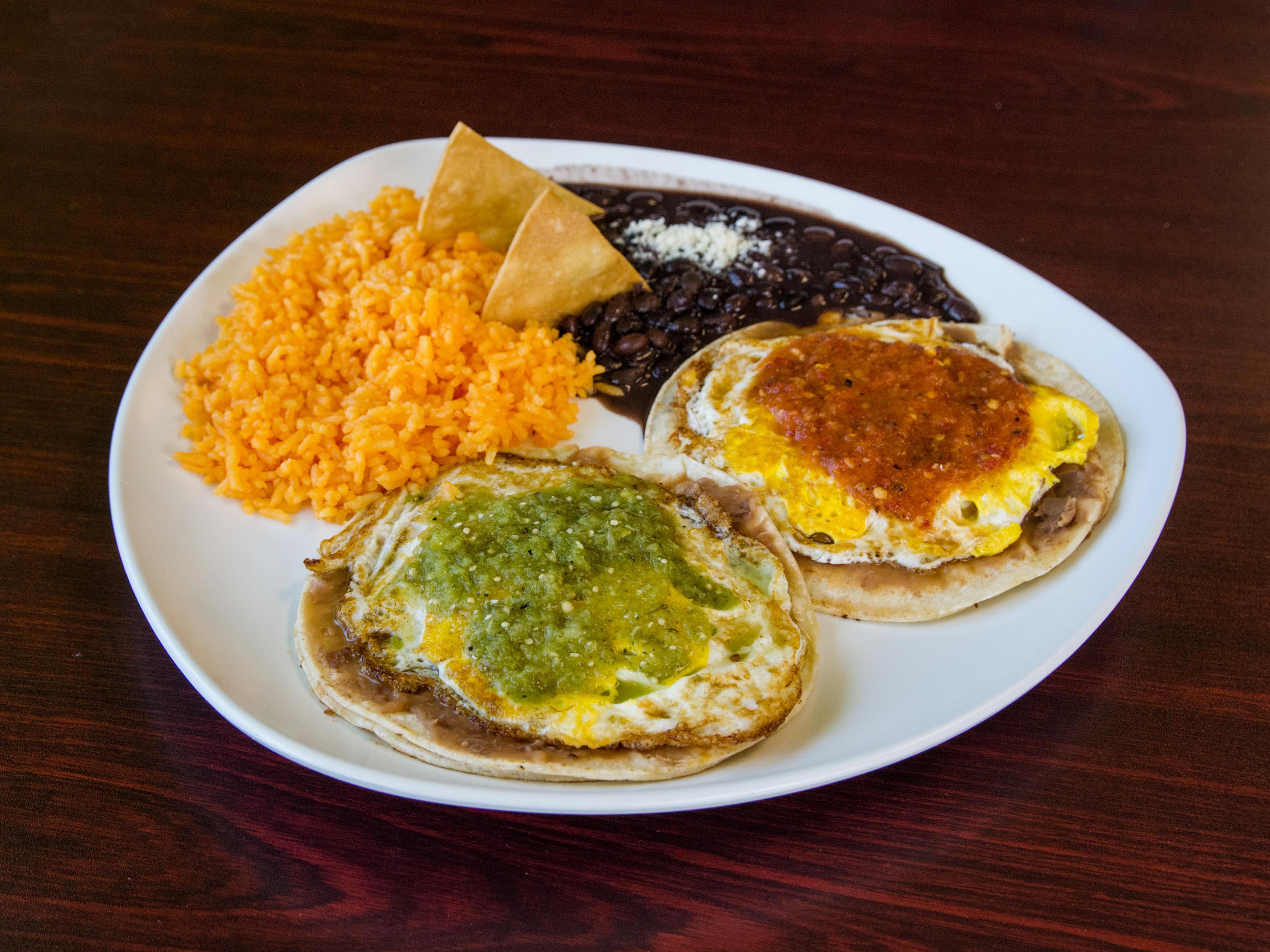 Order Huevos Rancheros  food online from El Sombrero store, Linthicum Heights on bringmethat.com