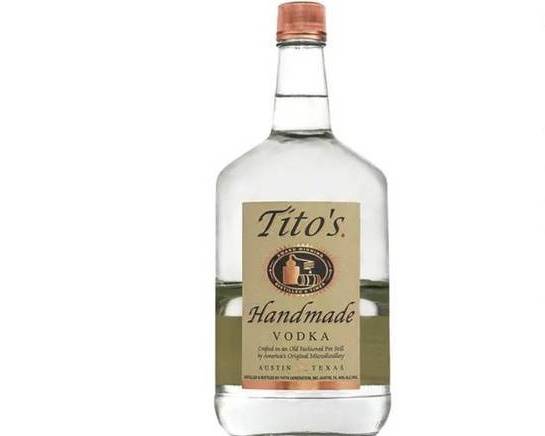 Order Tito's, 1.75L vodka (40.0% ABV) food online from Cold Spring Liquor store, Liberty Hill on bringmethat.com