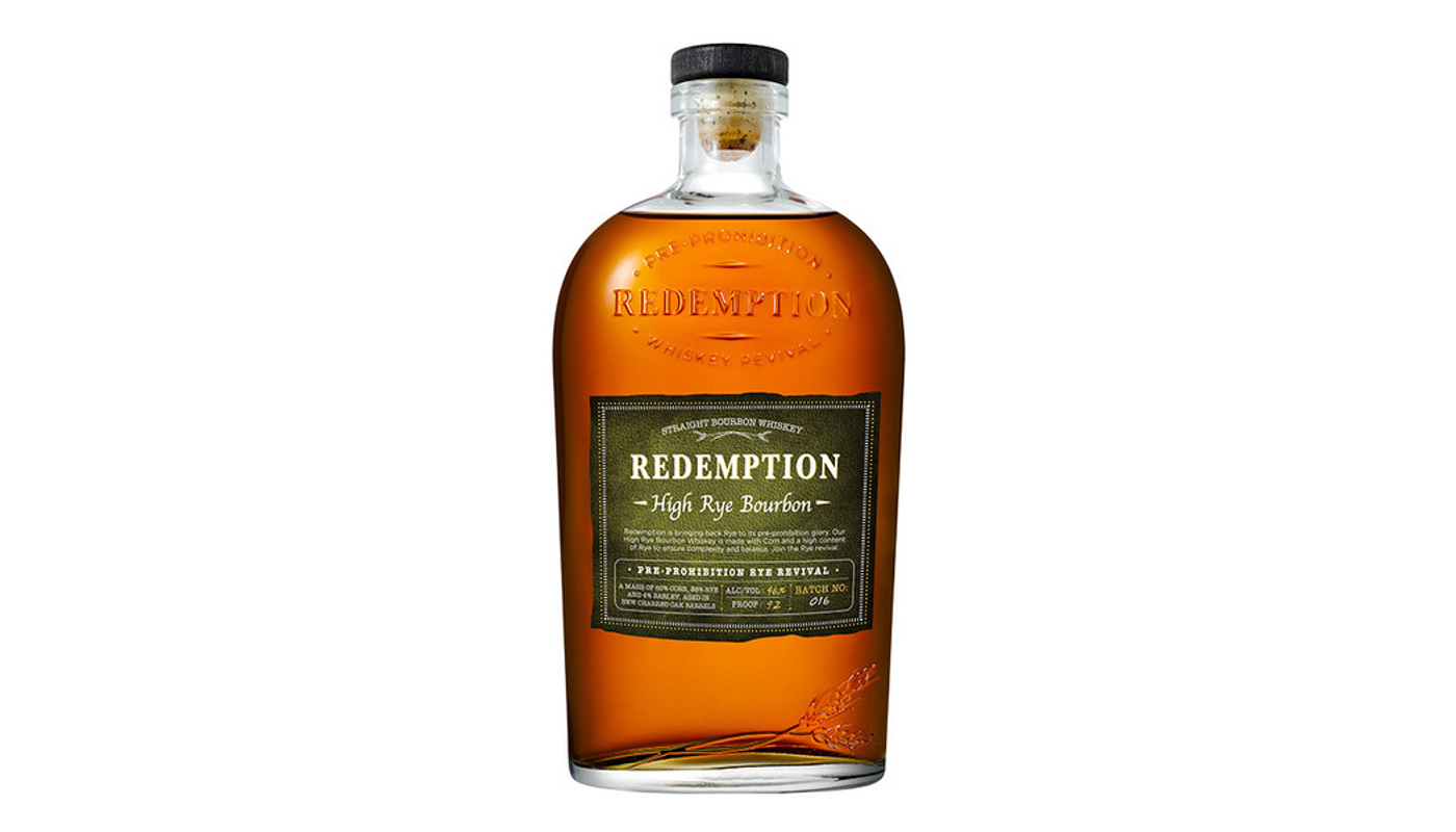 Order Redemption High Rye Bourbon 750mL food online from Spikes Bottle Shop store, Chico on bringmethat.com
