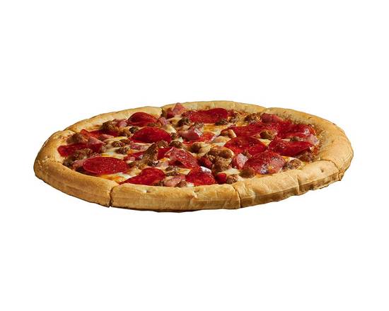 Order Large 5-Meat Pizza Whole Pie food online from Chevron Extramile store, Norwalk on bringmethat.com