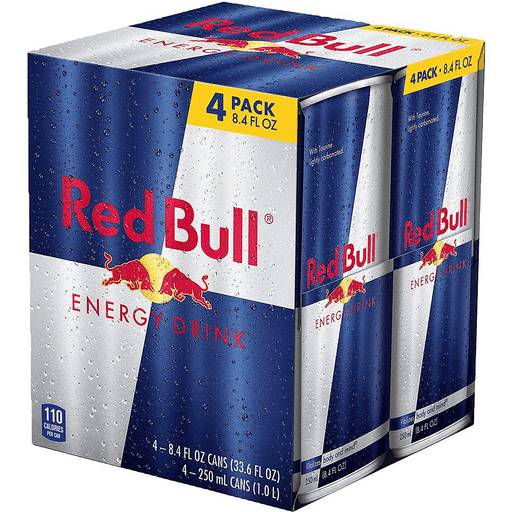 Order Red Bull Energy Drink (4PK 8.4 OZ) 67379 food online from BevMo! store, Greenbrae on bringmethat.com