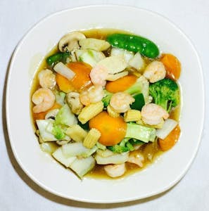 Order R56. Shrimp & Mixed Veggie food online from Peking Express store, Grandview on bringmethat.com