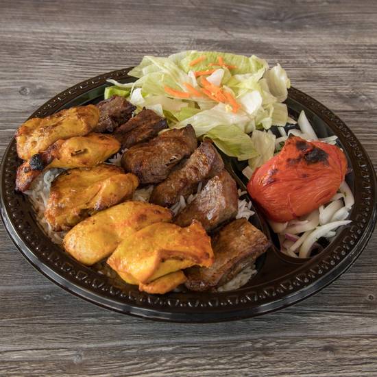 Order #15 Shish Combination food online from Kabab Way store, Glendale on bringmethat.com