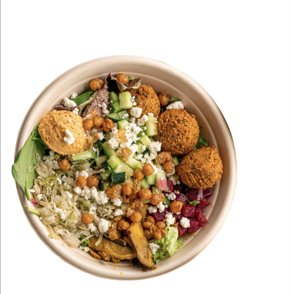 Order Kale Protein Bowl food online from Hummus Republic store, El Segundo on bringmethat.com
