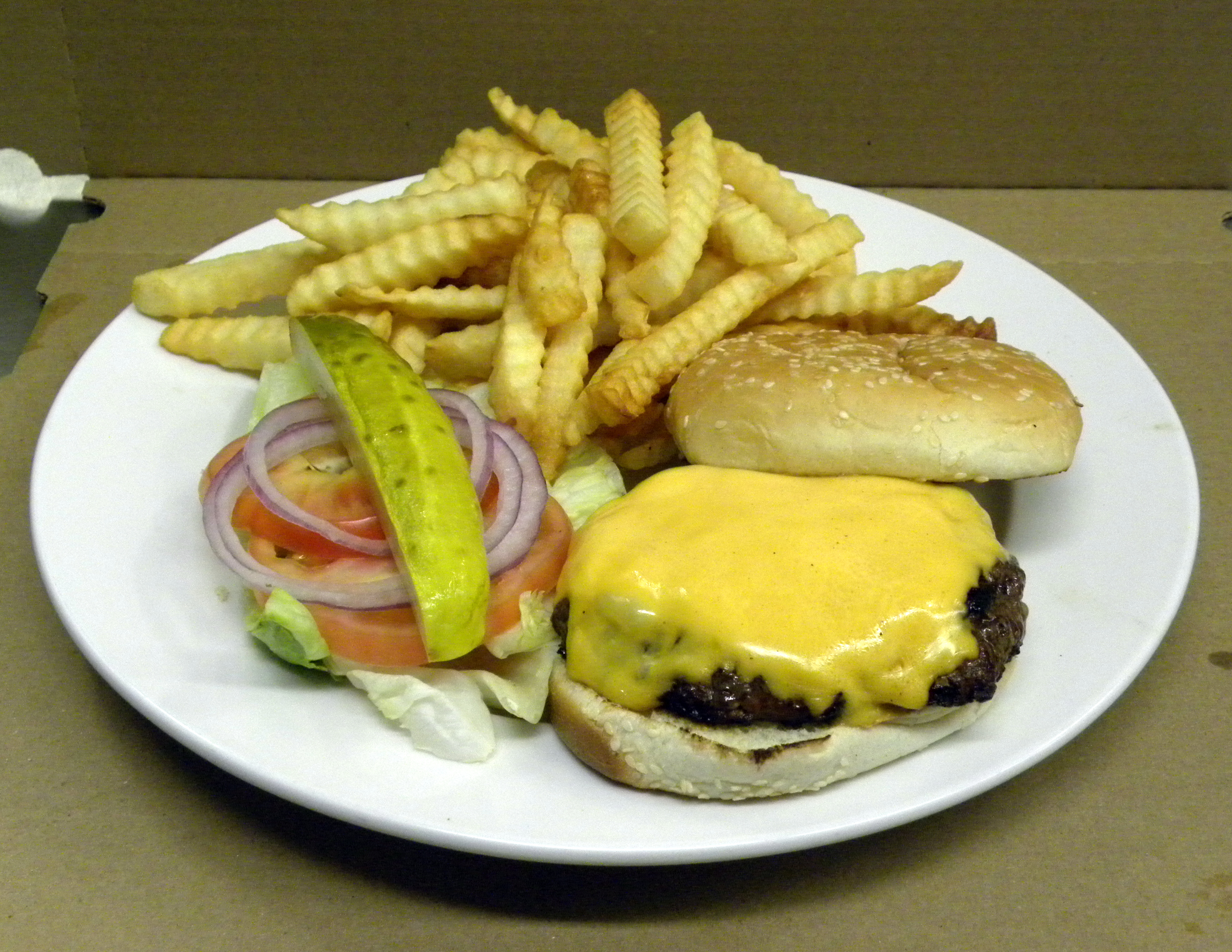 Order All American Burger food online from Fatty Magoos Bar & Eatery store, Bolingbrook on bringmethat.com