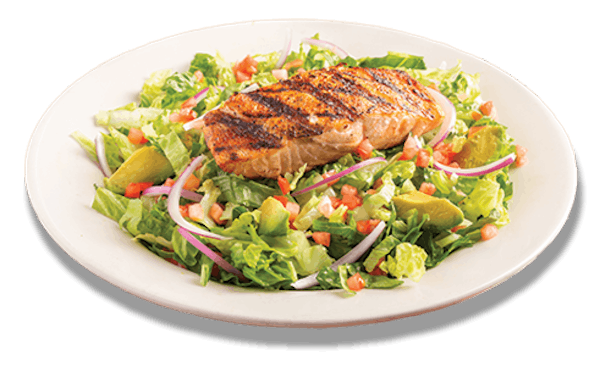 Order Blackened Salmon Salad food online from Famous Dave's store, Fresno on bringmethat.com