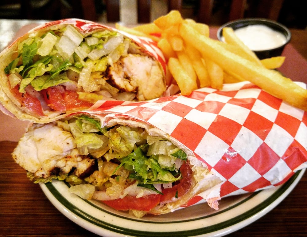 Order Chicken Wrap food online from Mr. Kebap store, Fountain Valley on bringmethat.com