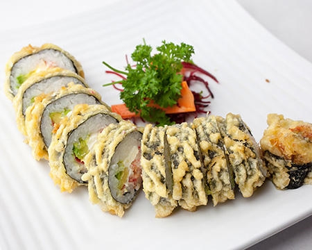 Order Jupiter Roll food online from Kumori Sushi & Teppanyaki - Nolana store, Mcallen on bringmethat.com