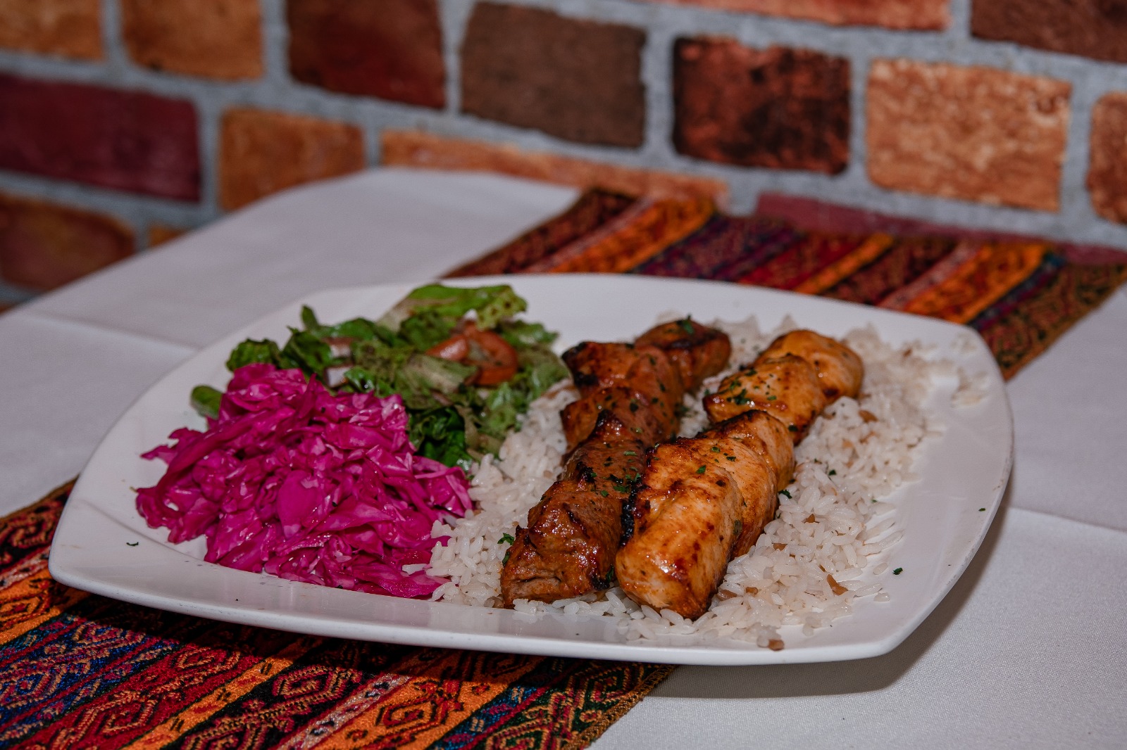 Order Shish and Chicken Combination food online from Bosphorus store, Parsippany-Troy Hills on bringmethat.com