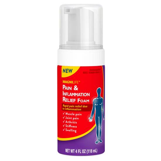 Order MagniLife Pain & Inflammation Relief Foam (4 oz) food online from Rite Aid store, BUTLER on bringmethat.com