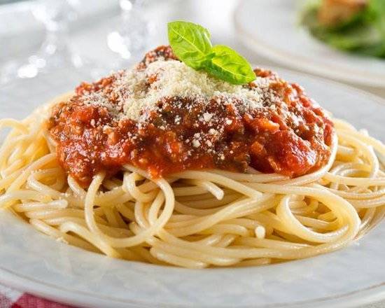 Order Spaghetti food online from Roman'S Pizza Oven store, San Mateo on bringmethat.com