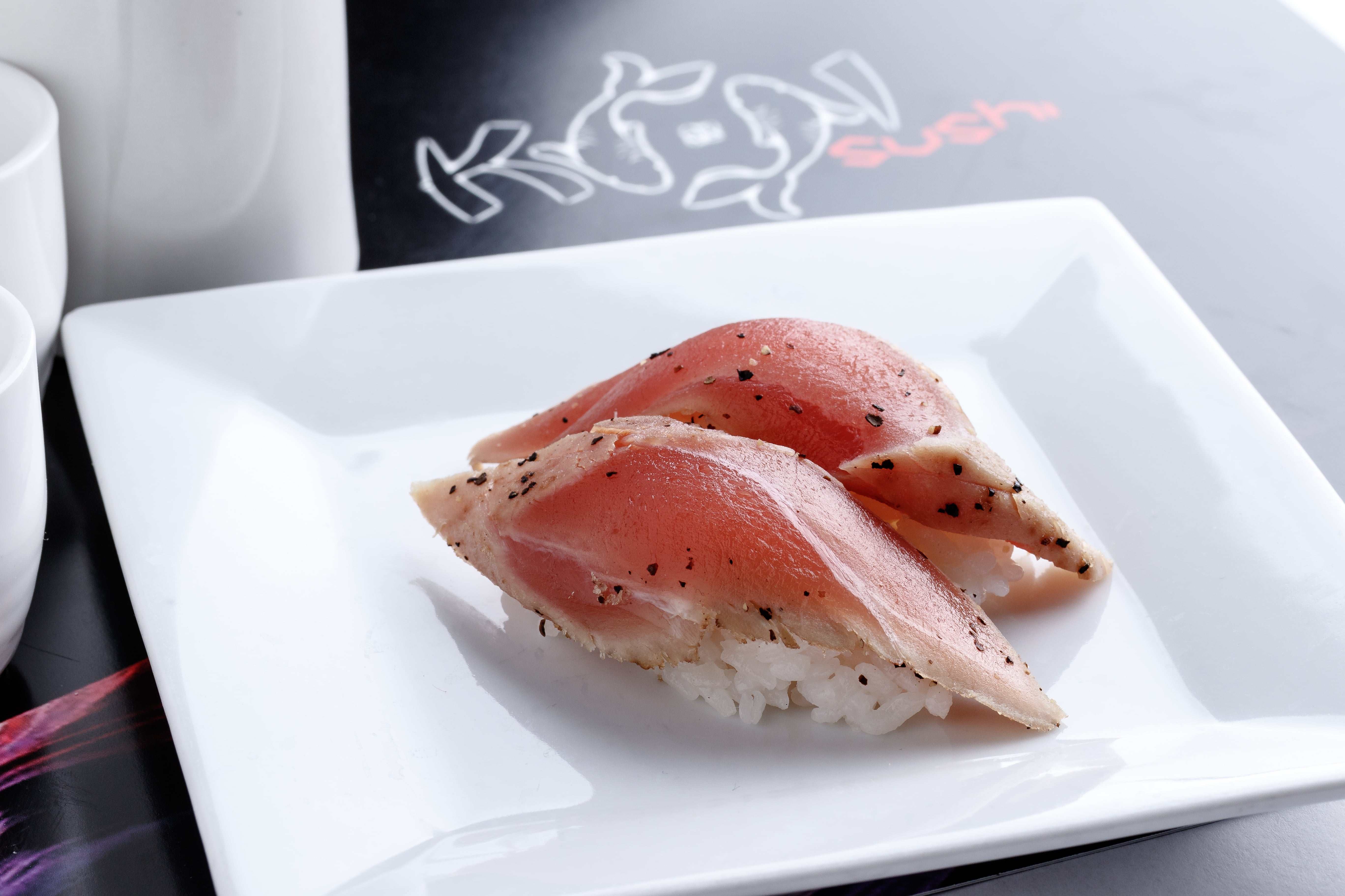 Order Peppercorn Maguro food online from Koi Japanese Sushi Bar & Lounge store, Beaumont on bringmethat.com