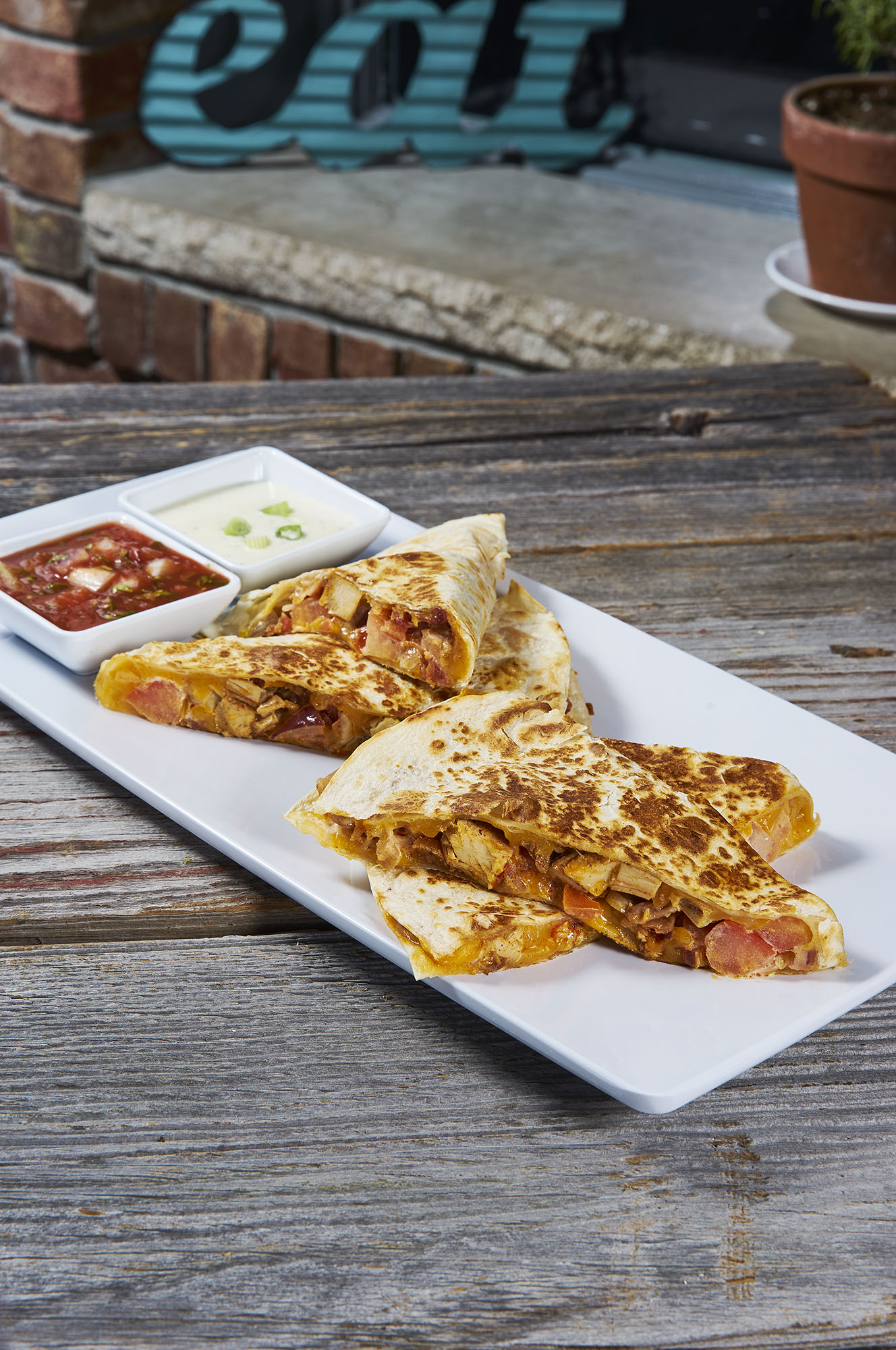 Order Quesadillas food online from Queso Mexican Grill store, Lincroft on bringmethat.com