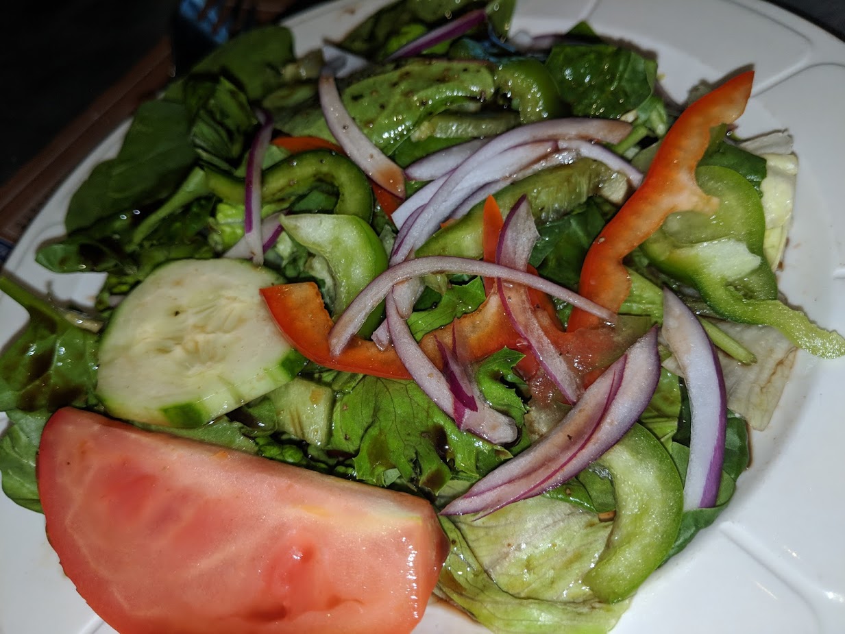 Order Small house salad with balsomic dressing food online from Iii Amici Ristorante store, Linden on bringmethat.com