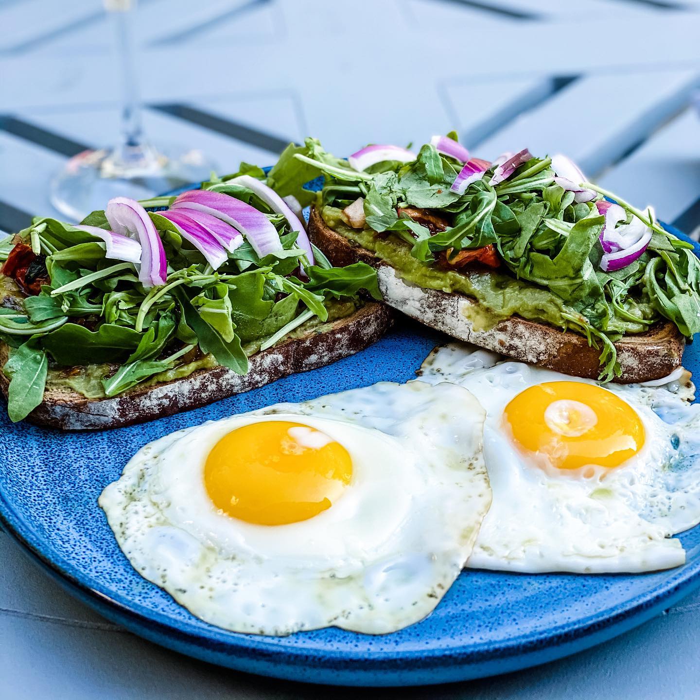 Order Avocado Toast food online from Vine + Forge Restaurant & Lounge store, Columbus on bringmethat.com