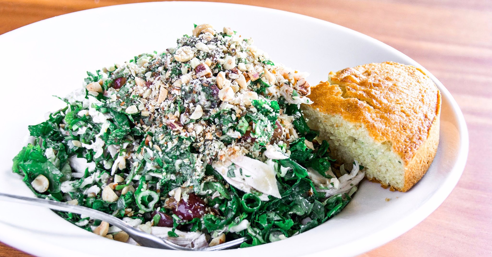 Order Kale & Rotisserie Chicken Salad food online from Redrock Canyon Grill store, Oklahoma City on bringmethat.com