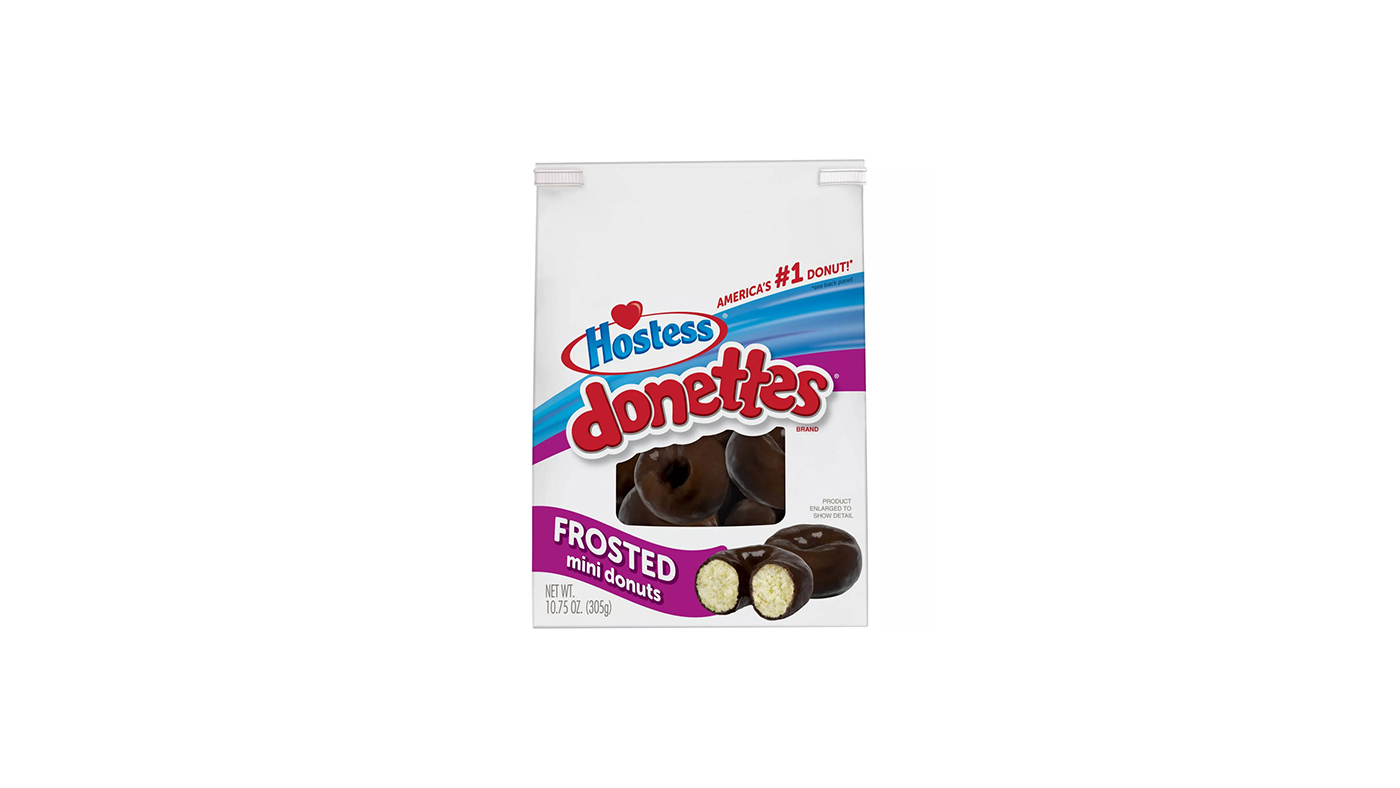 Order Hostess Donettes Chocolate Bag 10.75oz food online from Extramile store, San Bernardino on bringmethat.com