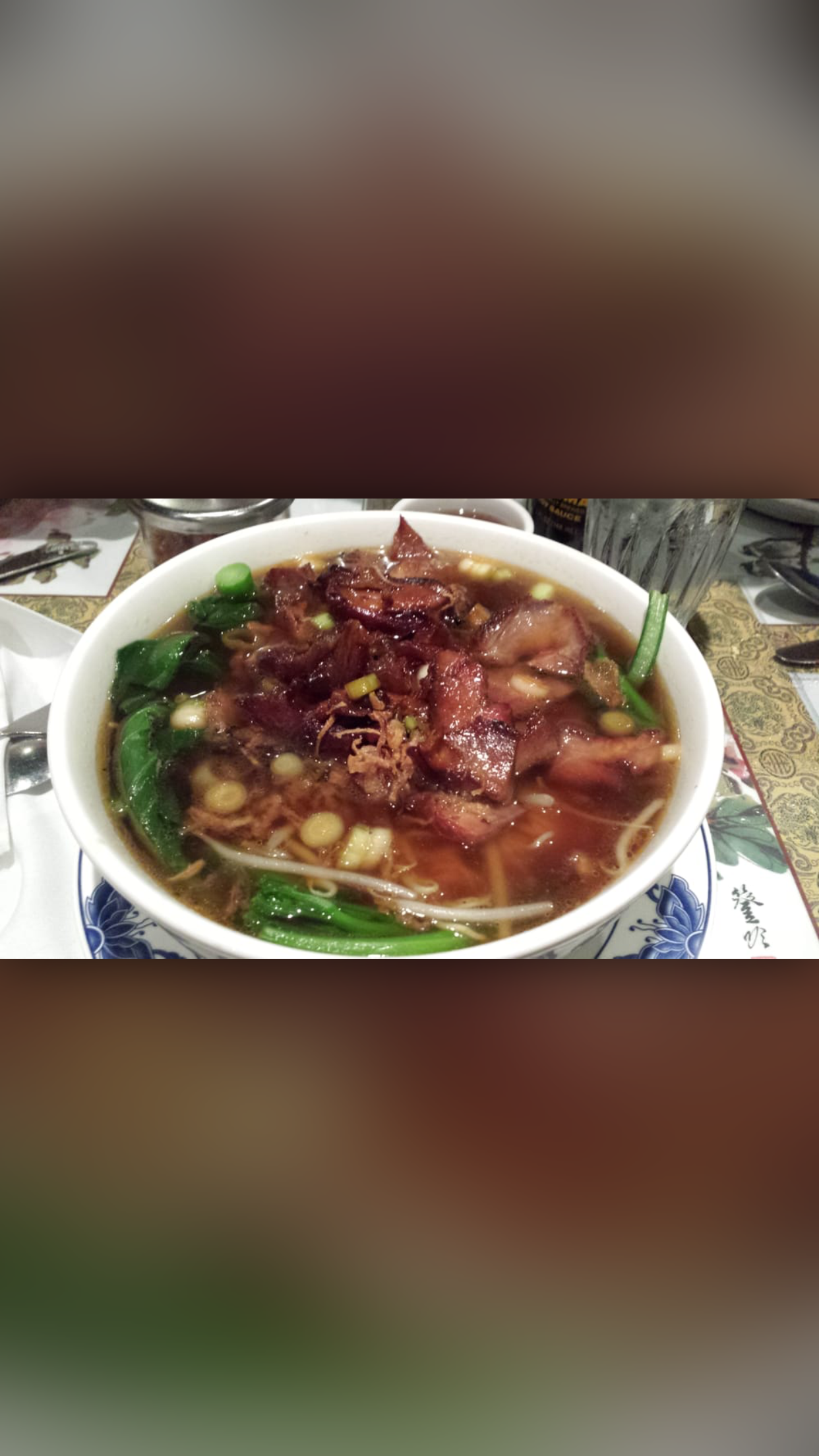 Order Roast Pork Noodle Soup food online from Shanghai Chinese Restaurant store, Durham on bringmethat.com