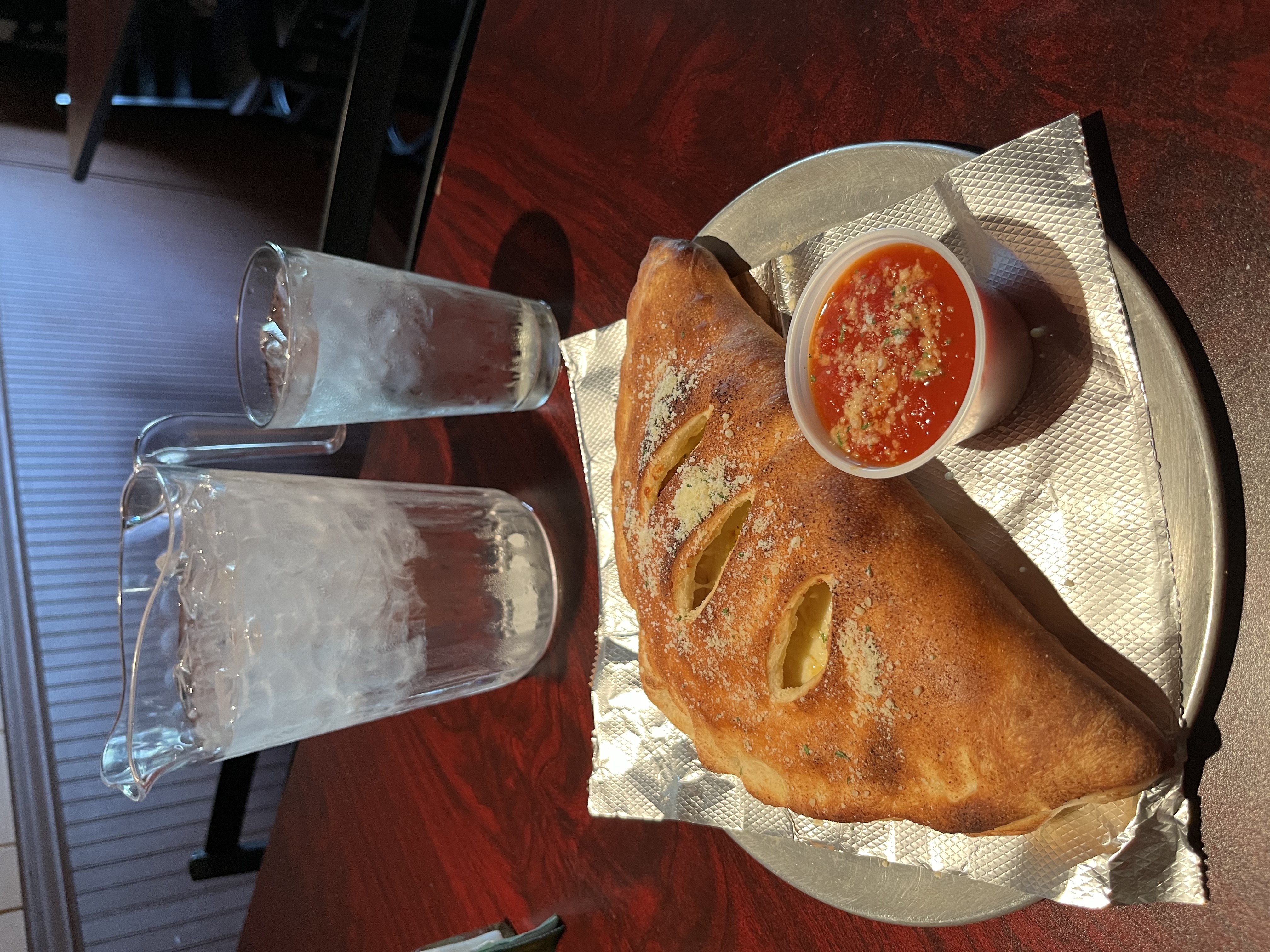 Order Cheese Calzone food online from Luca's store, Schenectady on bringmethat.com
