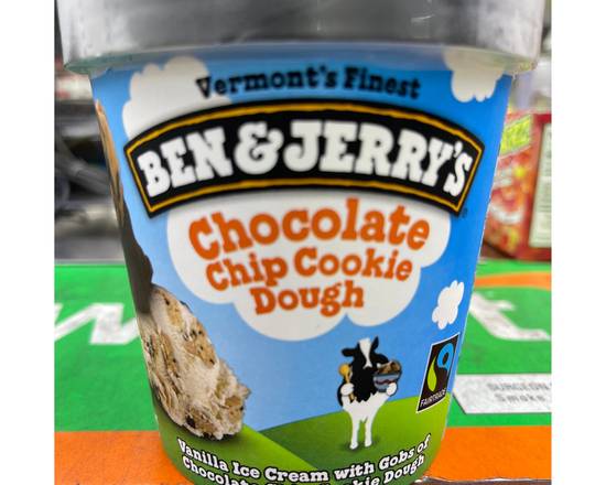 Order Ben & Jerry's Chocolate Chip Cookie 1pt food online from Happy Food Mart store, Atlanta on bringmethat.com