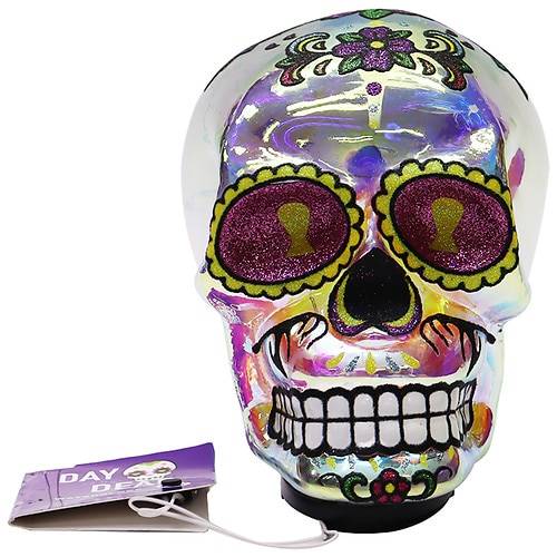 Order Festive Voice Lighted Skull - 1.0 ea food online from Walgreens store, Surprise on bringmethat.com