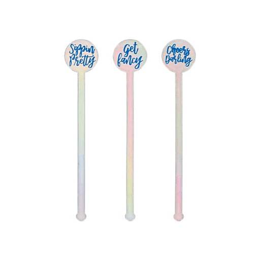 Order AMSCAN IRIDESCENT STIRRERS (12 CT) 138242 food online from BevMo! store, Greenbrae on bringmethat.com