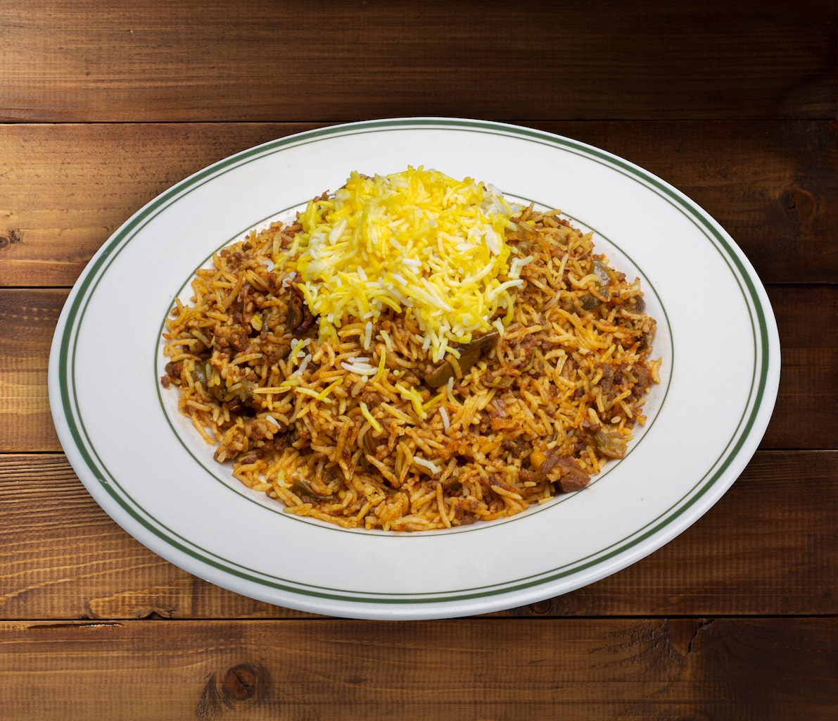 Order 66. Lubia Polo (Mondays Only) - لوبیا پلو  food online from Negeen Restaurant store, Campbell on bringmethat.com
