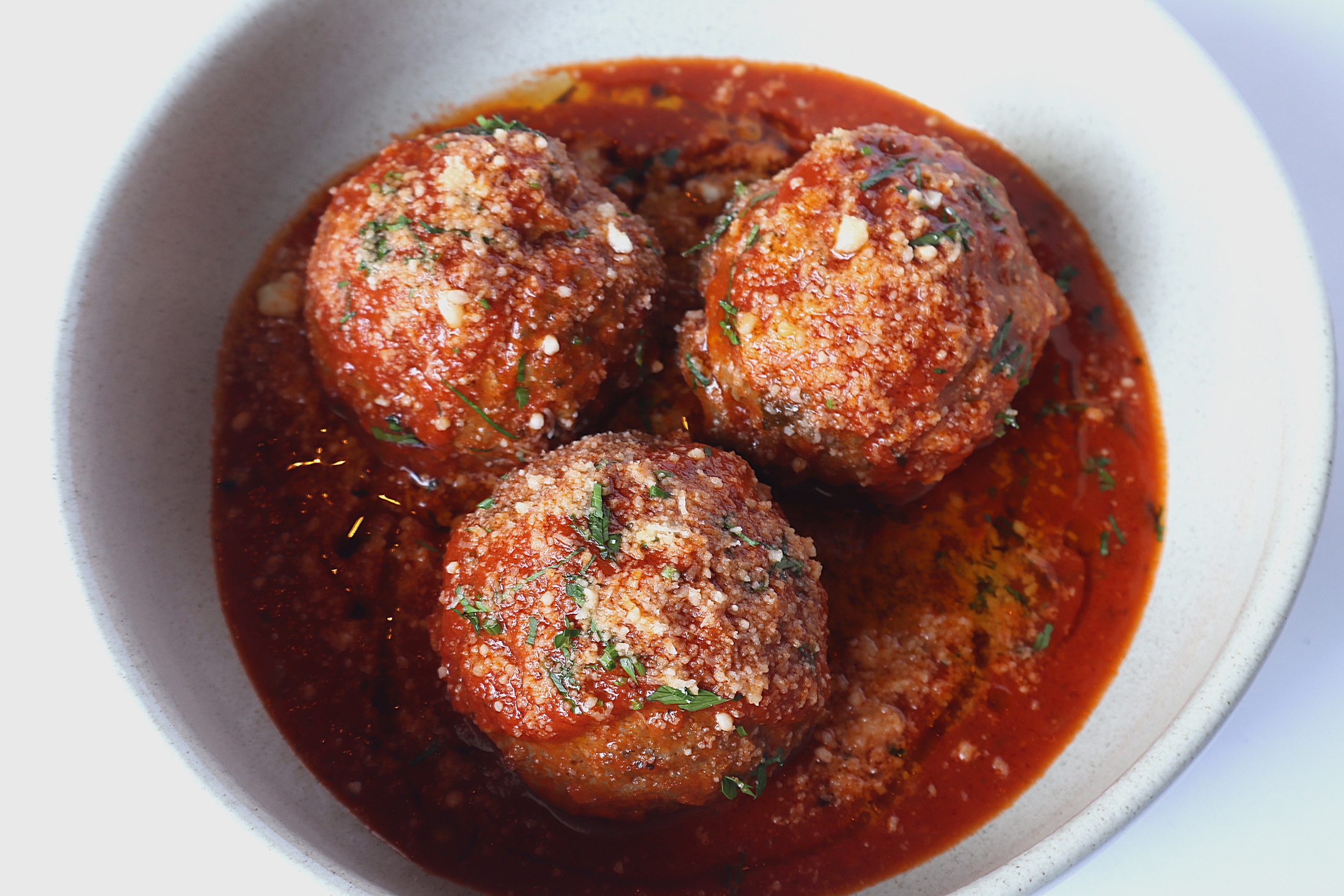 Order Meatballs with Red Sauce food online from Pasta Talk store, Irvine on bringmethat.com