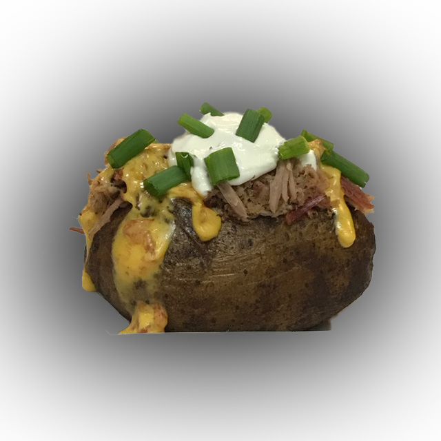 Order Stuffed Potato food online from Serious Texas Bbq store, Fort Collins on bringmethat.com