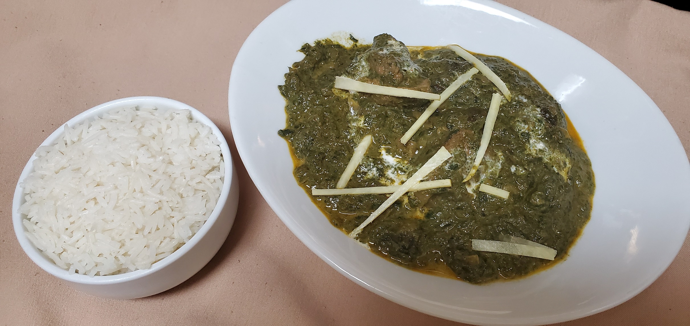 Order Saag Gosht food online from Spice Route store, Parsippany on bringmethat.com