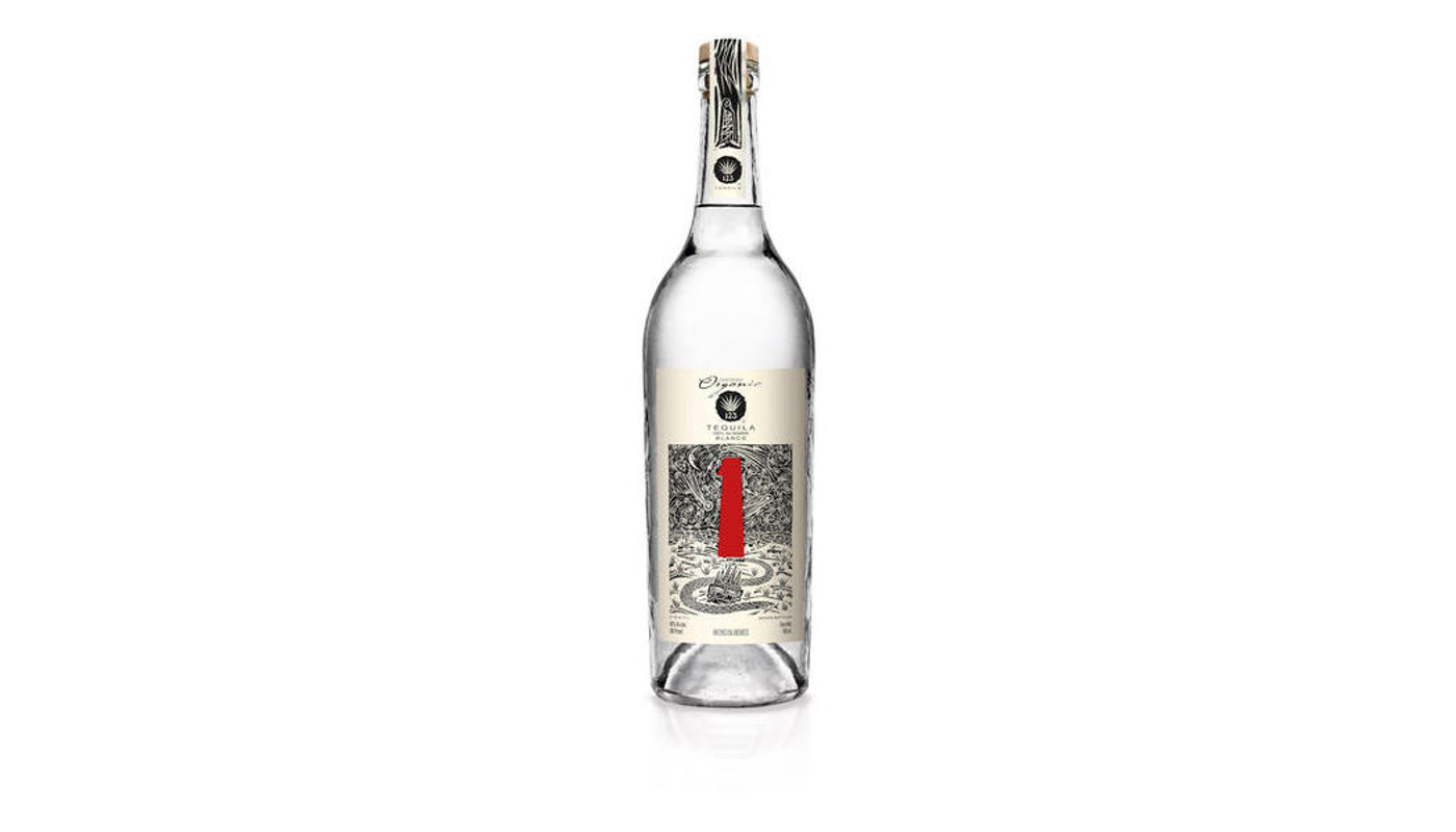 Order 123 Organic Blanco Tequila (Uno) 750ml Bottle food online from Oceanview Liquor store, Hermosa Beach on bringmethat.com