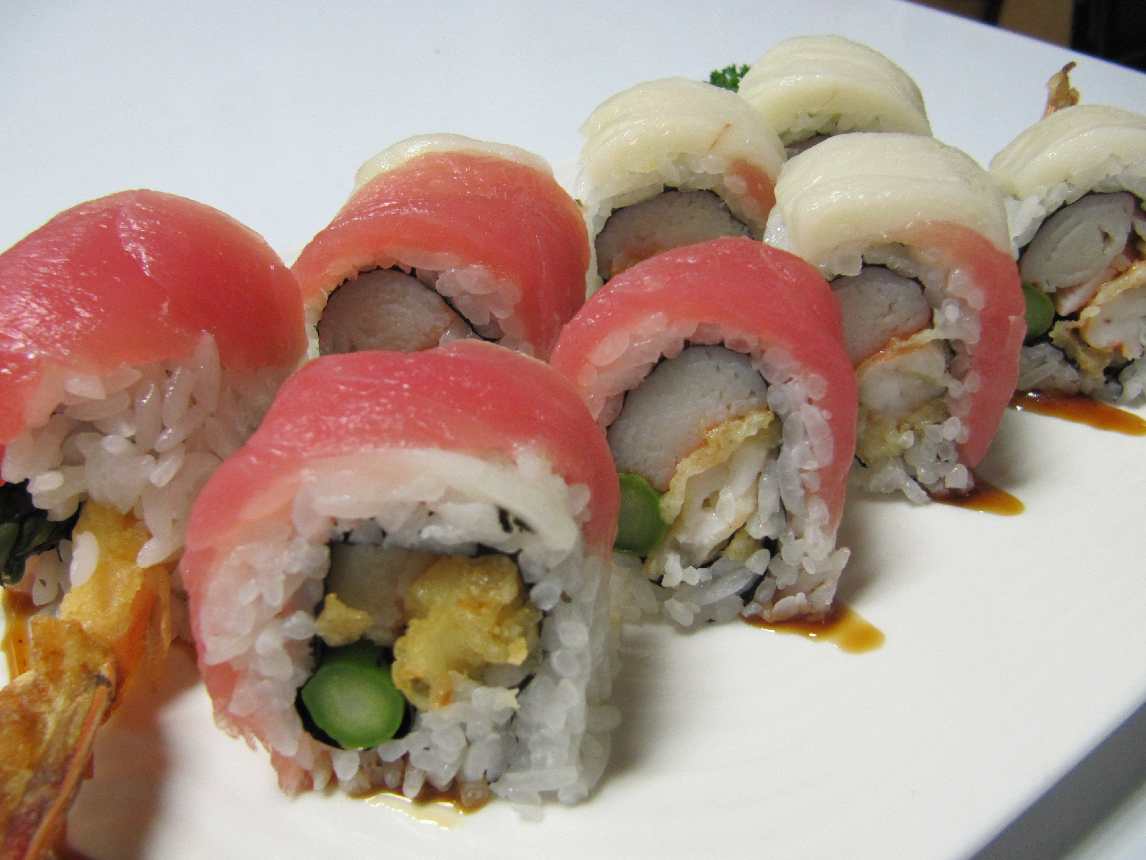 Order Candy Cane Roll food online from House Modern Sushi store, Mesa on bringmethat.com