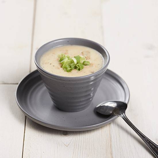 Order Small Bowl Clam Chowder food online from Wood-N-Tap store, Enfield on bringmethat.com