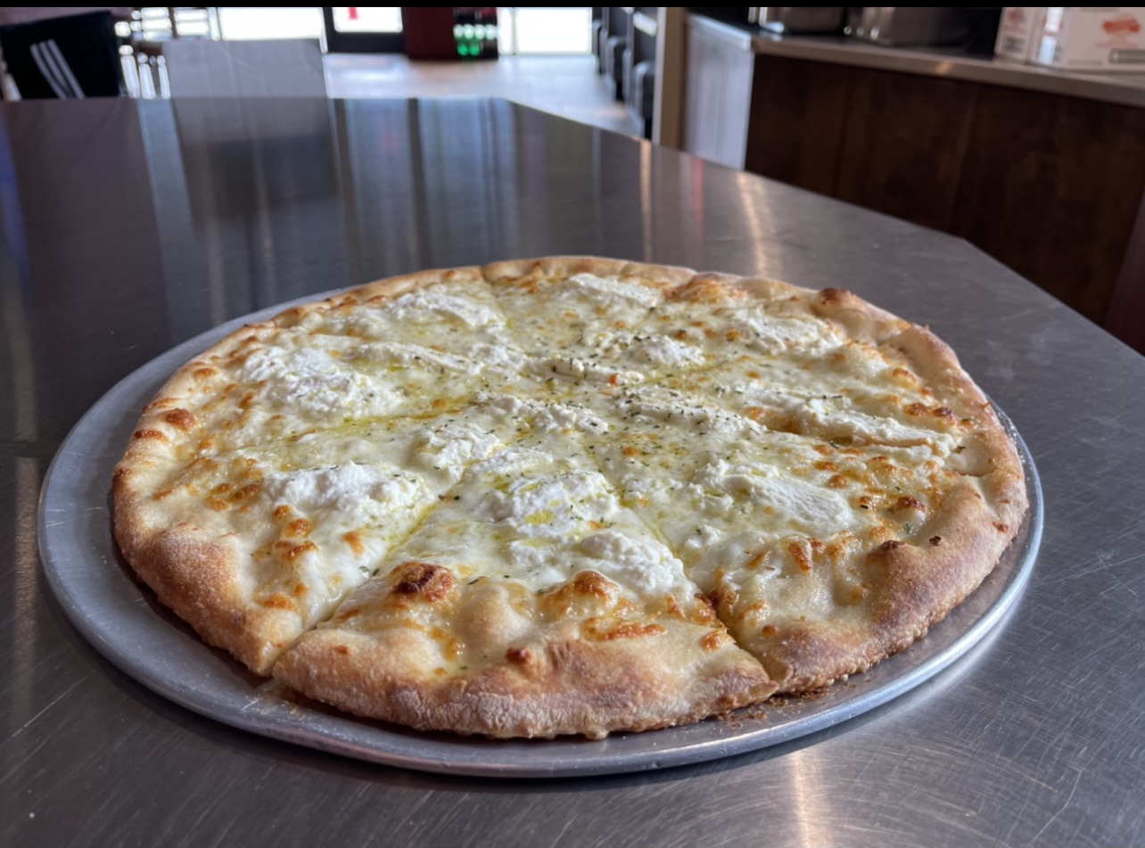 Order New York White Pizza food online from Johnny's Pizza store, Cary on bringmethat.com
