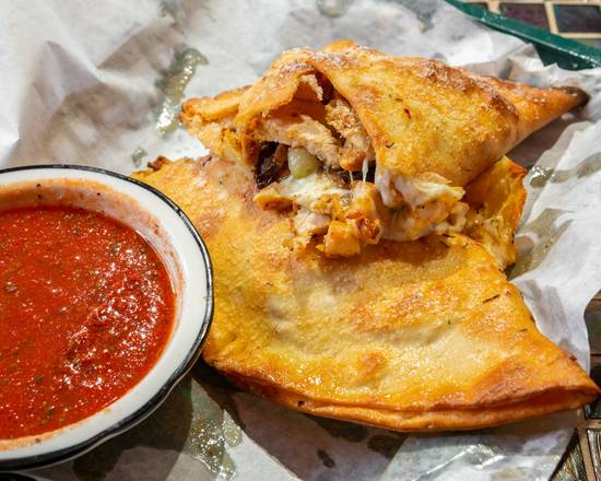 Order Shrimp or Chicken Calzone food online from Wit's Inn store, New Orleans on bringmethat.com