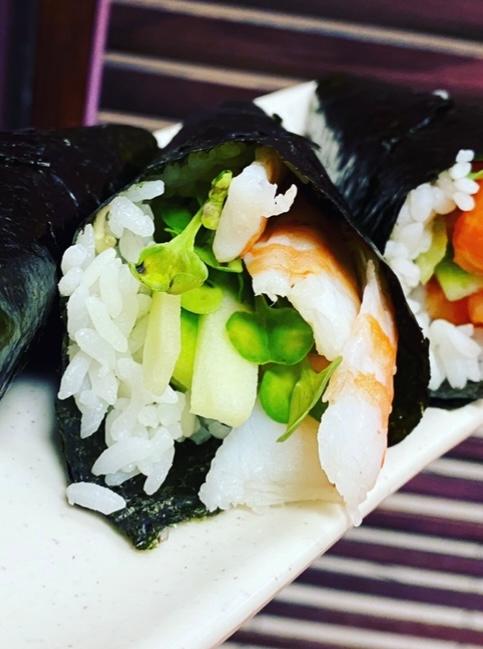 Order Shrimp Hand Roll food online from 760 Sushi Bros store, Victorville on bringmethat.com